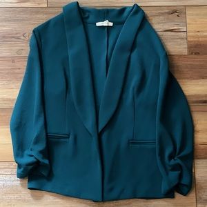 Emerald green blazer
